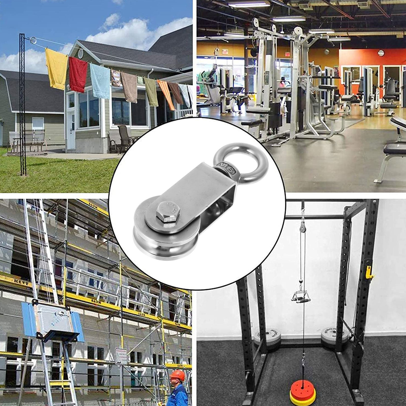 Heavy Equipment Lift - Roda Kabel Berbentuk U dari Baja